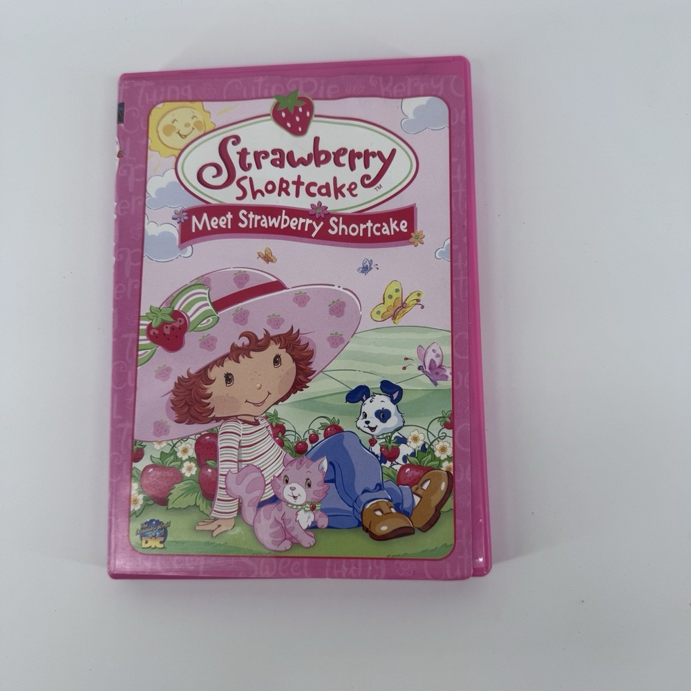 Strawberry Shortcake: Meet Strawberry Shortcake DVD 2003 Pink Case Tested Plays